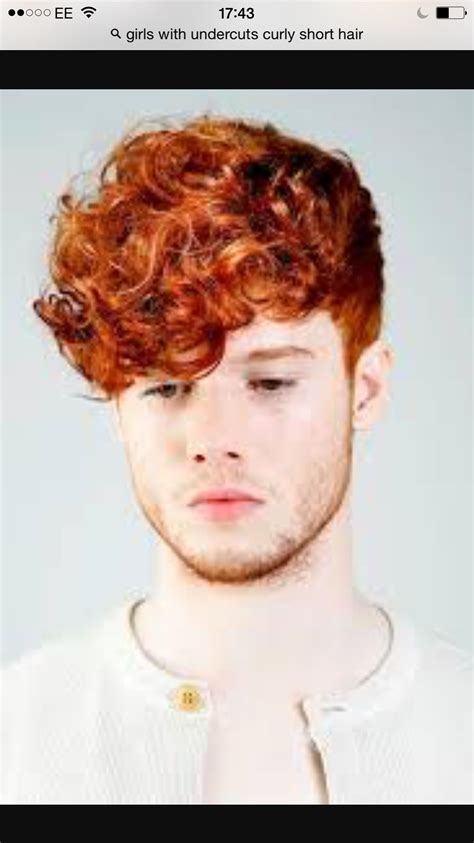 Ginger Perm Curly Undercut Undercut Hairstyles Curled Hairstyles Cool Hairstyles Copper