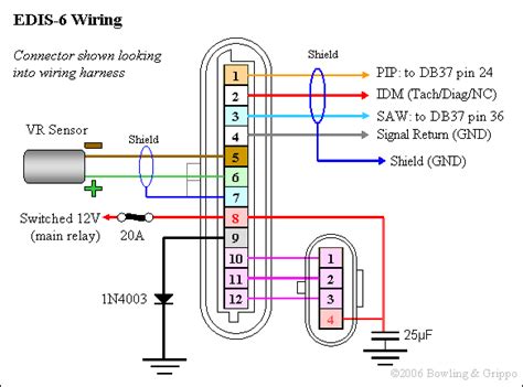 Diagram of 7 pin bosch ignition module google search. Corrected wiring diagrams for EDIS-6 ignition module - MegaSquirt - HybridZ