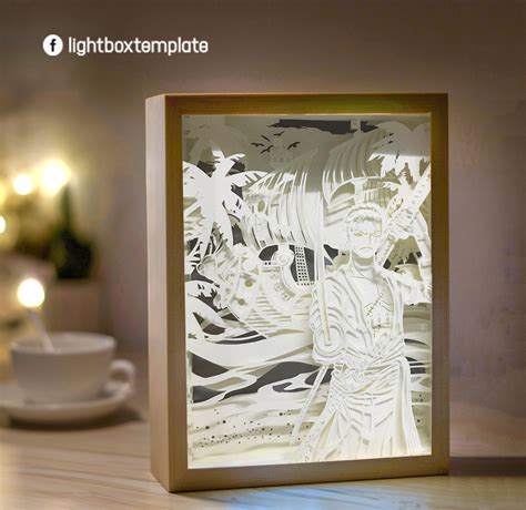 Anime Paper Cut Light Box Template Digital SVG Papercut Light | Etsy