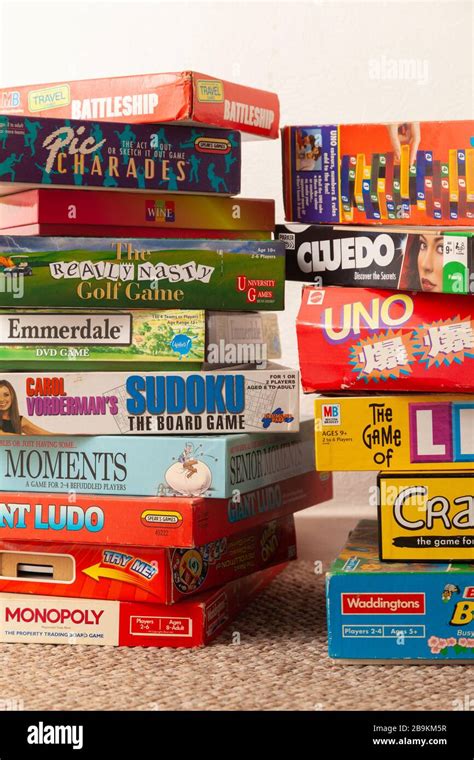 Board Game Collection Hi Res Stock Photography And Images Alamy