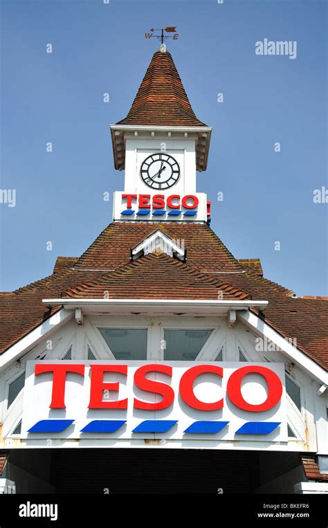 Clocktower Tesco Superstore Burgess Hill West Sussex England