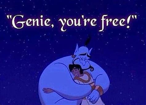 Aladdin Genie Youre Free Rip Robin Williams Disney And