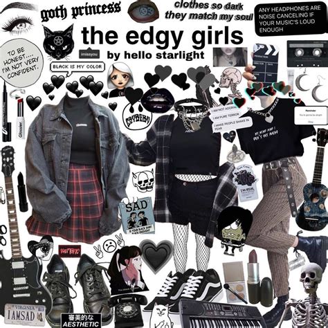 hello starlight on instagram “🖤🖤🖤the edgy girls which is your favorite outfit 1 2 or 3
