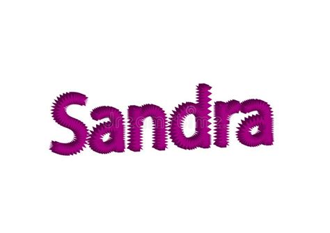 Name Sandra Stock Illustrations 4 Name Sandra Stock Illustrations