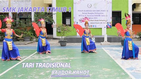 Tari Tradisional Bajidor Kahot Smk Jakarta Timur 1 Youtube