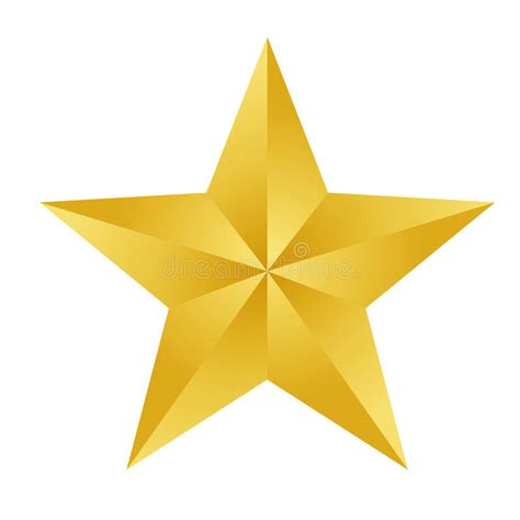 Gold Star Stock Vector Illustration Of Gold Colors