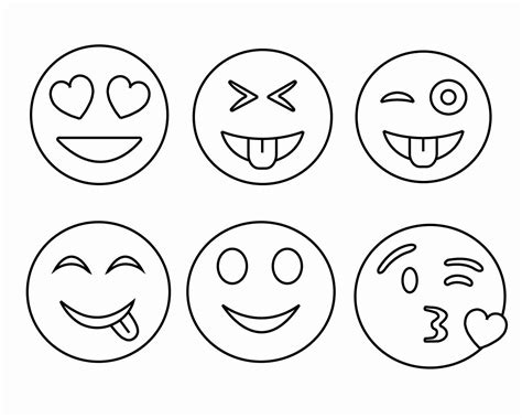 Emoji coloring pages | the emoji coloring book is the most expressive coloring book. Heart Print Out Coloring Pages New Free Printable Heart ...