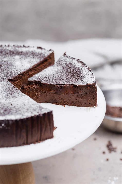 Flourless Chocolate Cake Recipe Brown Eyed Baker