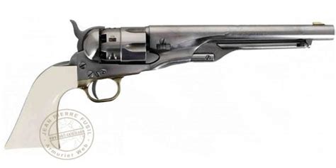 Revolver Poudre Noire Pietta Colt Army 1860 Old Silver Jpf