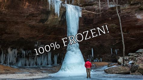 Frozen Copperas Falls Hike Red River Gorge Kentucky Youtube