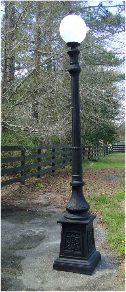 Business owners know that being seen is important to communicating a strong brand and image. Outdoor Commercial or Home POLE LIGHT Victorian Replica ...