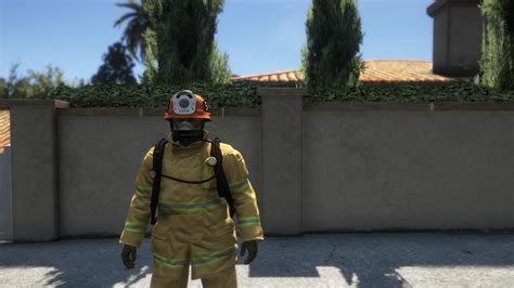 Lafd Firefighters Peds With Real Helmets Gta5