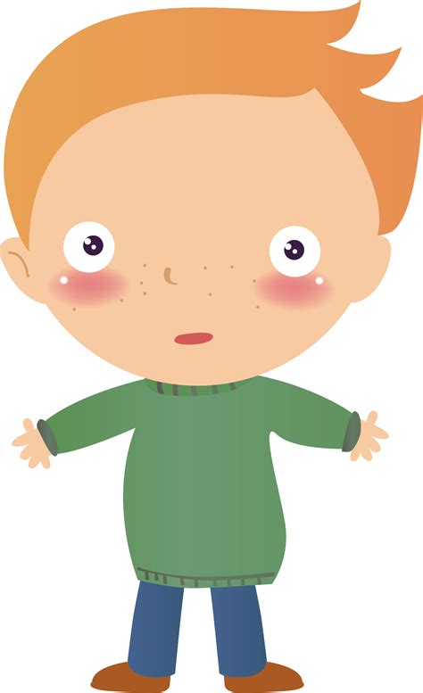 Scared Boy Clipart Png