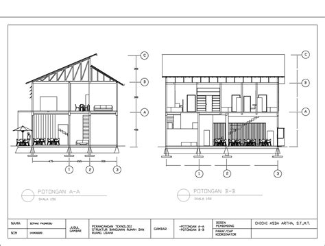 Detail Struktur Bangunan Rumah Koleksi Nomer