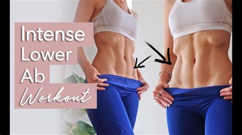 Intense Lower Ab Workout 10 Minutes Tighten Your Abs Youtube