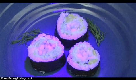 Glow In The Dark Sushi Made From Genetically Modified Fish