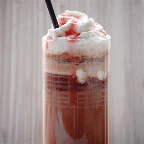 Chocolate Strawberry Frappe All Of The Flavor With A Healthy Twist