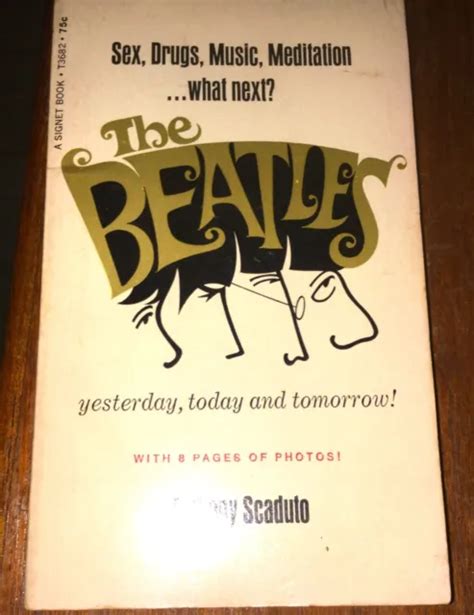 Beatles Andsexdrugsmusicmeditationand Softcover Book 1st Ed 4 X7