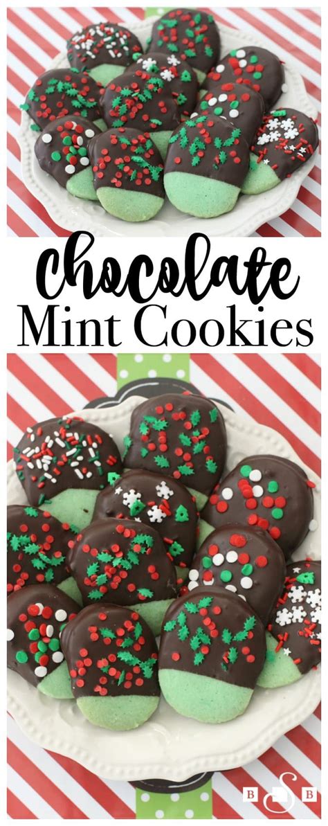 Holiday cookie recipes holiday cookies cookies baking with kids recipe collection food gourmet recipes holiday christmas food. CHOCOLATE MINT COOKIES - Butter with a Side of Bread