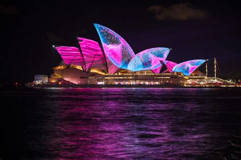 Gallery Of The Sydney Opera House Comes To Life Literally With Vivid