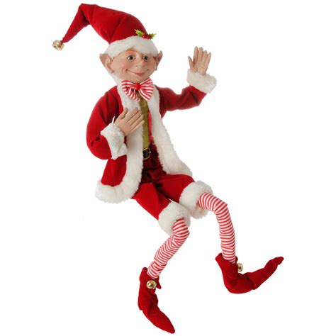 Santa Elf Elf Doll In Santa Suit