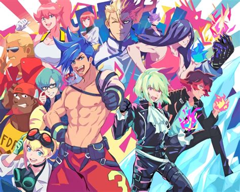 Promare Anime Characters Paint By Number Paint By Numbers For Sale