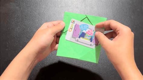 How To Make An Origami T Card Holder Origami T Card Holder