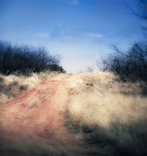 Fine Art Print Dirt Road Texas Country Rural Blue Sky Etsy