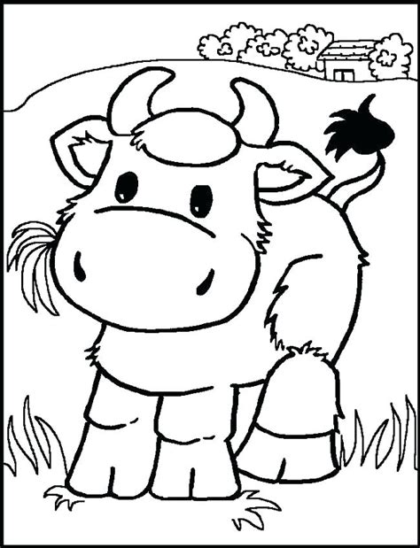 Realistic images of wild animals and mythical carousel favorites are more intricate. Kids Coloring Pages Farm Animals at GetDrawings | Free ...