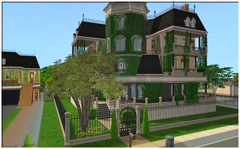 Deveroux Sims 2 — House Of Fallen Trees Downtown The Manor