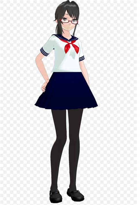 Yandere Simulator Sweater Clothing Hoodie Top Png 651x1227px