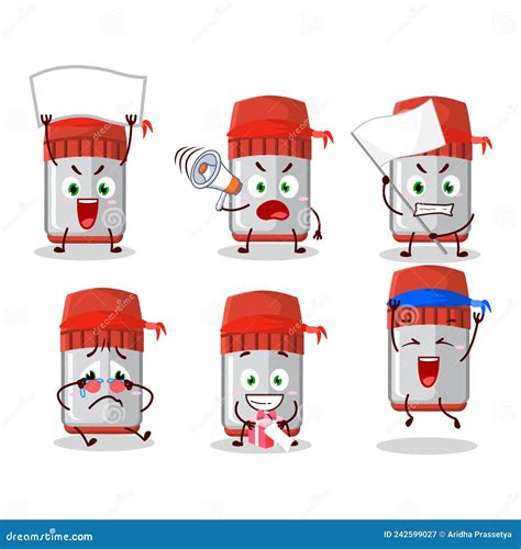Mascot Design Style Of Red Whiteboard Marker Character As An Attractive