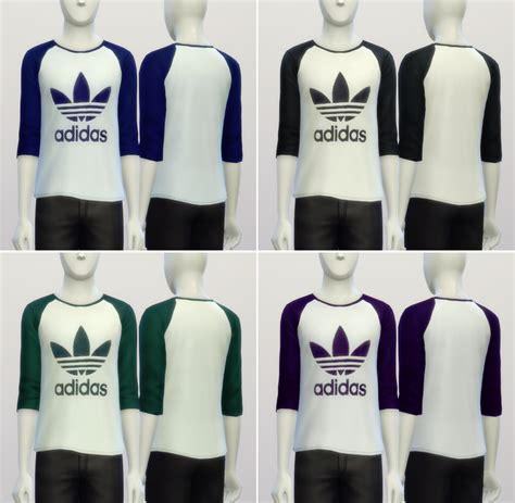 Sims 4 Ccs The Best Adidas Top For Males By Rusty Nail