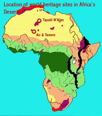Where i have mentioned africa continent, oceans, deserts. Deserts | African World Heritage Sites