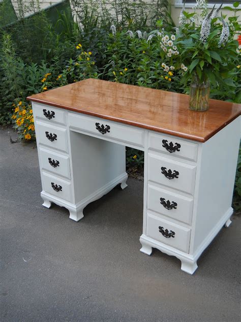 Heir And Space Antique Maple Desk Before And After