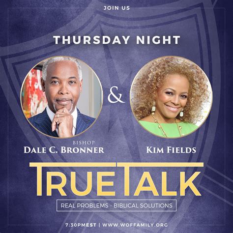 Bishop Dale Bronner On Twitter Join Me Tomorrow At 730pm Est For An