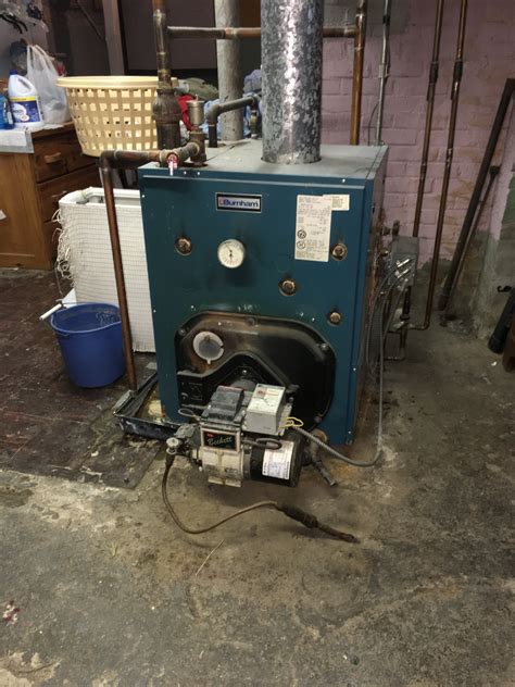 I Have A Burnham V7 Series Oil Fired Boiler The Hot Water Coil Has
