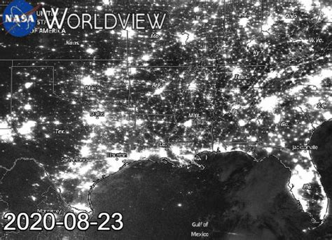 Nasa Noaa Satellite Nighttime Imagery Tracks Tropical Depression Laura