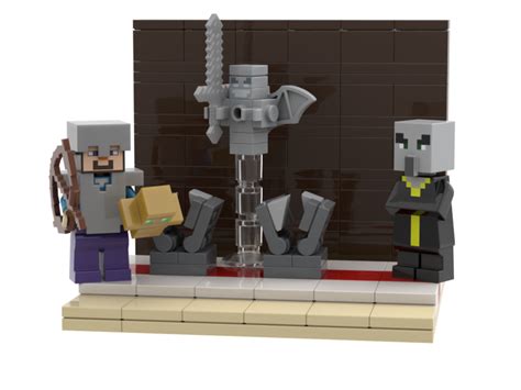 I Made A Moc Based On Minecrafts Evoker And Woodland Mansion Lego