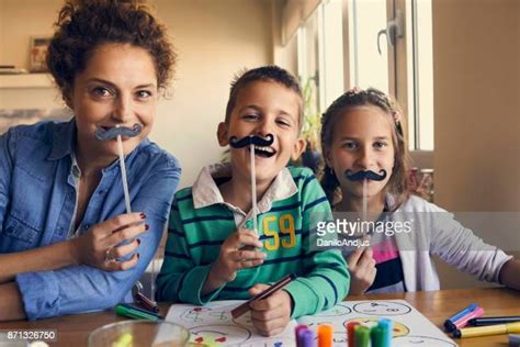 Drawn Mustaches Photos And Premium High Res Pictures Getty Images