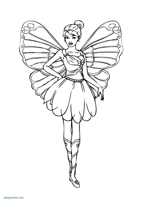 You know what barbie loves more than almost anything else? Barbie Fairy Coloring Pages | BubaKids.com