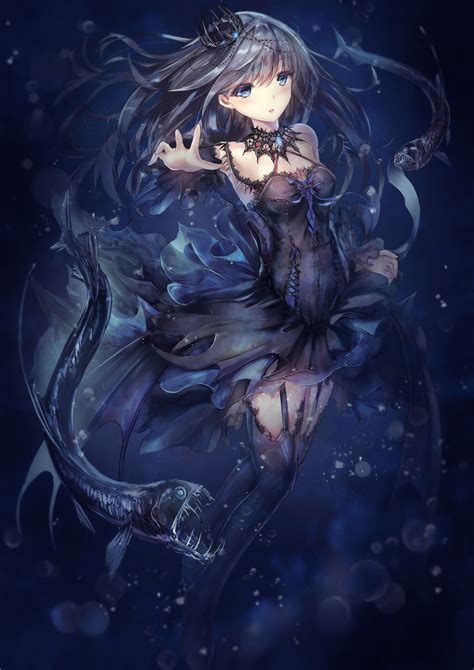 Gothic Anime Girl Original Character Digital Art 11