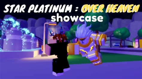 Star Platinum Over Heaven Showcase Stands Awakening Roblox Youtube