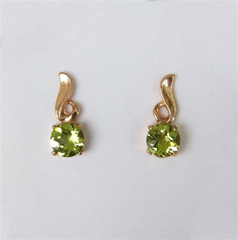 Peridot Dangle Earrings Kloiber Jewelers