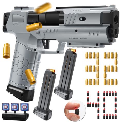 Buy Soft Bullet Shell Ejecting Toy Pistol - Foam Bullet Toy Pistol Kids