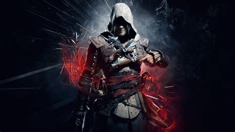Masaüstü Assassins Creed Gitarist Karanlık Ekran Görüntüsü