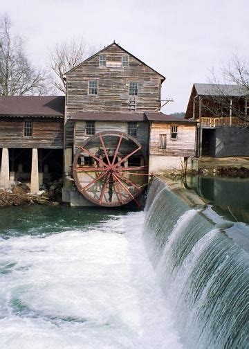 Tennessee Old Grist Mill Rural Landscape Photography Pigeon Forge 5 X 7