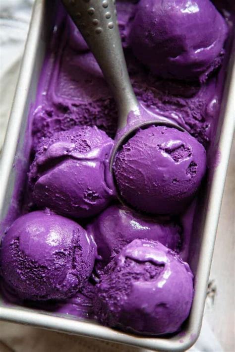 The Best Homemade Ube Ice Cream Foodtasia