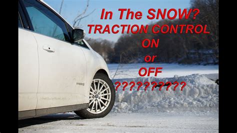 In Snow Traction Control On Or Off Youtube