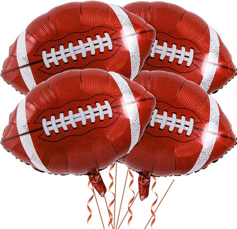 4 Pack Giant 22 Inch Rugby Balloons Football Balloons